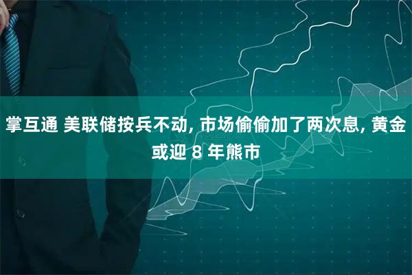 掌互通 美联储按兵不动, 市场偷偷加了两次息, 黄金或迎 8 年熊市